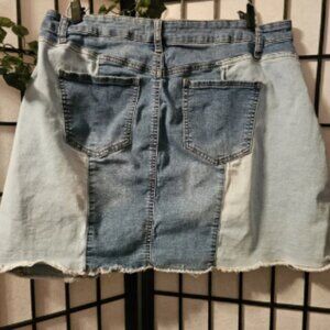 Arula Denim Patchwork Skirt Size A